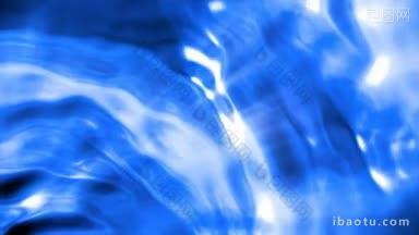 抽象的蓝色闪亮的液体<strong>背景</strong>